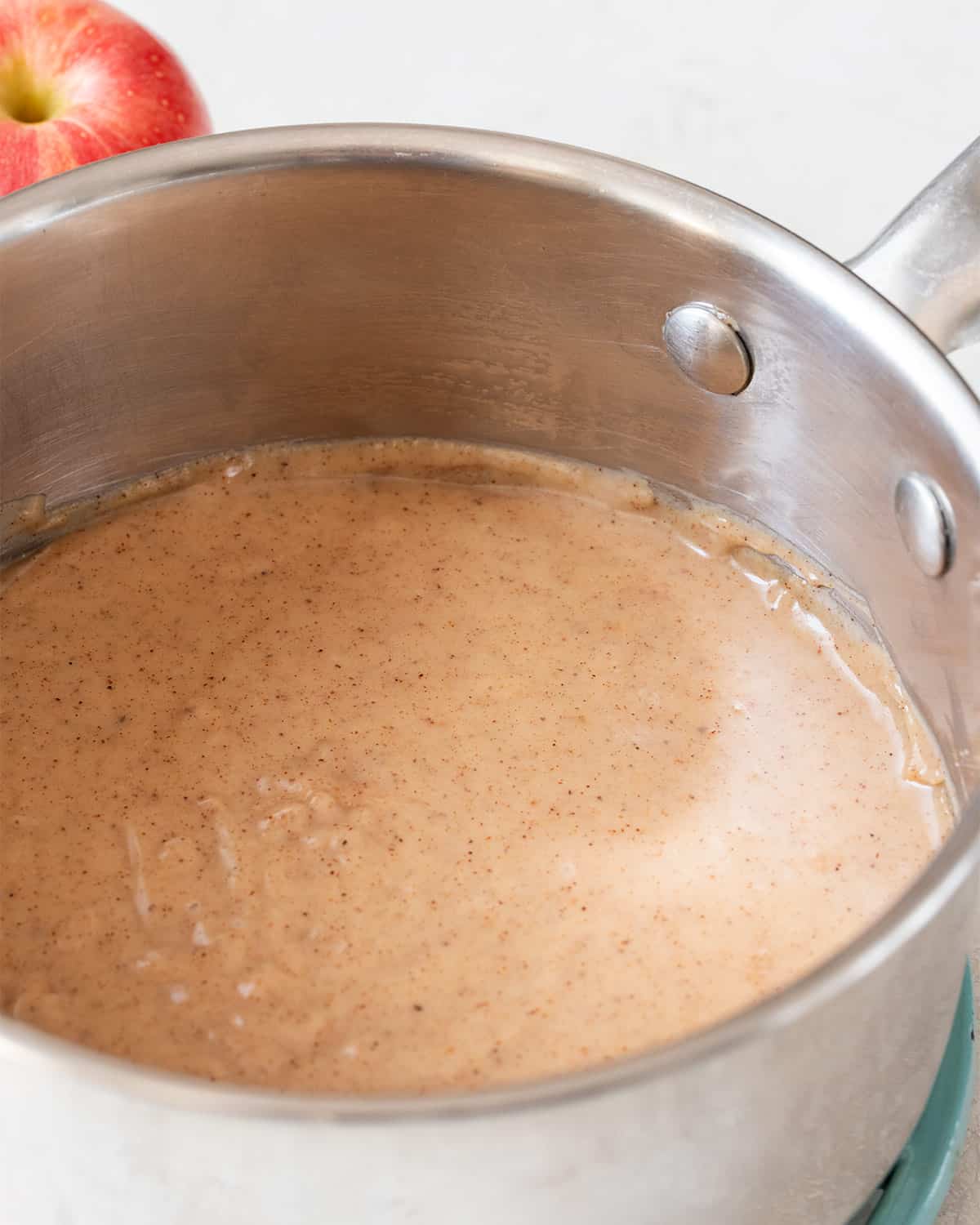 Cinnamon Apple sauce for bread pudding.