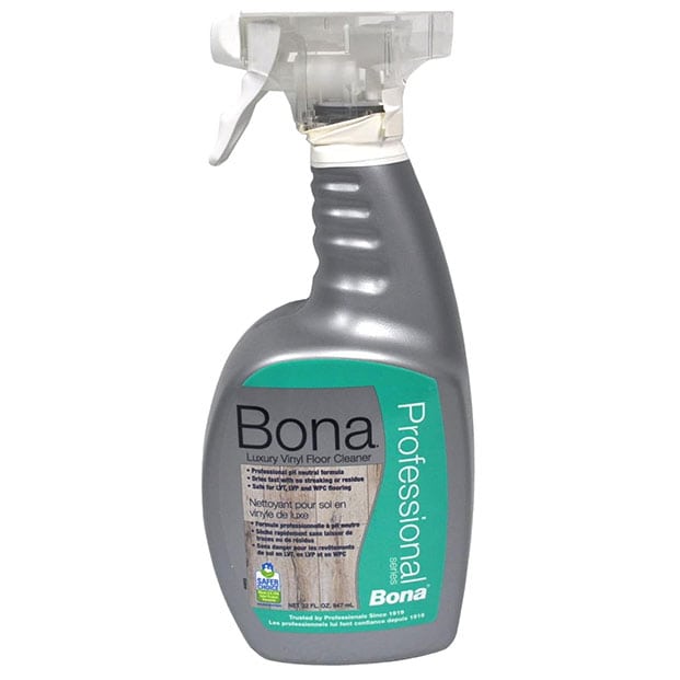 Bona Luxury vinyl floor cleaner bottle.