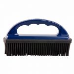 Norwex handled rubber brush for easy pet hair removal on furniture