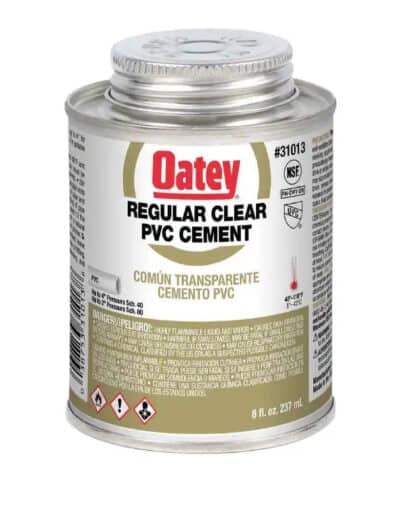 PVC cement glue can.