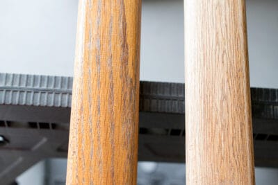 How to sand stair rails