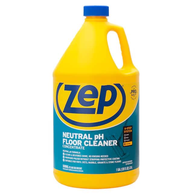 Zep pH neutral vinyl floor cleaner.